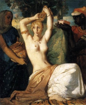 エスターのトイレ ロマンチック テオドール・シャセリオー Oil Paintings